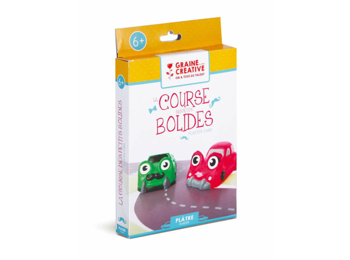 Kit créatif moulage"La course des petits bolides"