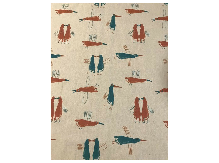 Tissu Canvas Slim animal foot Katia