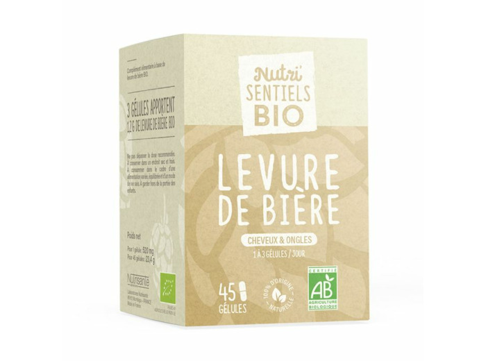 NUTRIaposSENTIELS BIO LEVURE BIERE BTE45