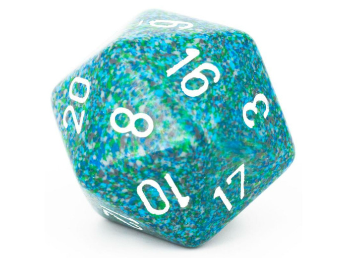 CHESSEX - D20 JUMBO 34 mm - GRANITE Sea