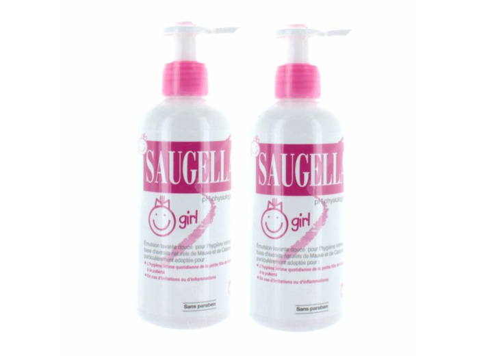Emulsion Lavante Douce 2x200ml Girl Saugella