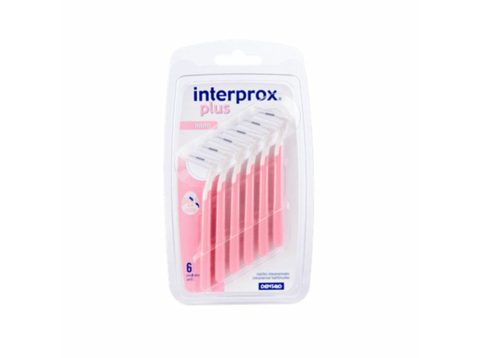 Brossettes Interdentaires 0,6mm Nano Plus X6 Interprox