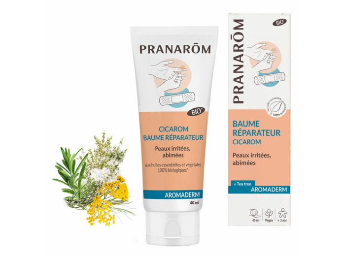 Baume Réparateur Cicarom Bio Eco 40ml Aromaderm Pranarôm