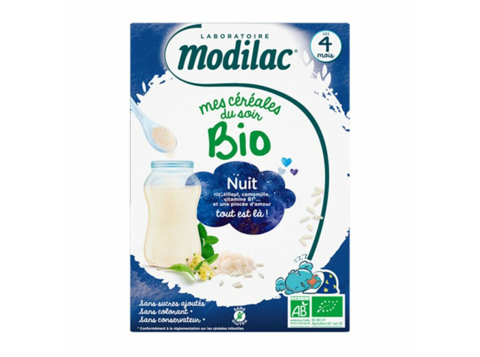 MODILAC CEREALES BIO NUIT CALME 250G