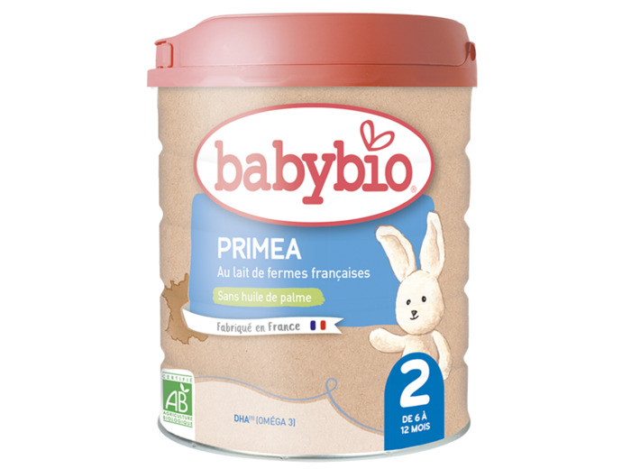 BABYBIO PRIMEA 2 LAIT VACHE 6-12M 800G