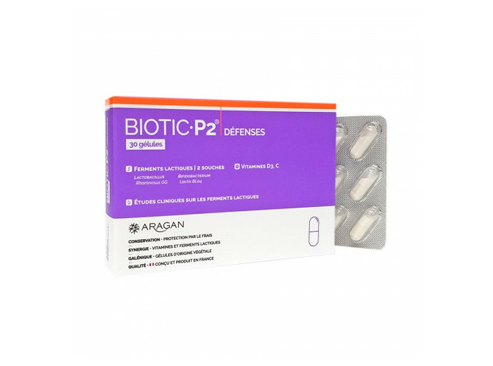ARAGAN BIOTIC P2 DEFENSES 30GELULES