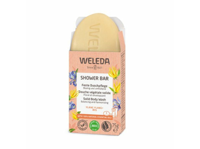 Douche végétale solide 75g Ylang Ylang + Iris Weleda