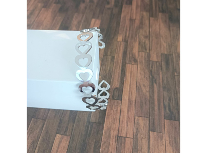 Bracelet cœurs en acier inoxydable