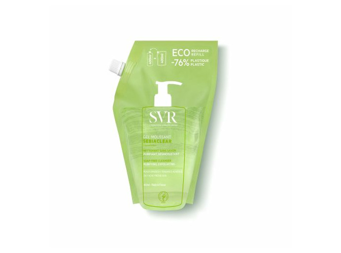 SVR SEBIACLEAR GEL MOUSSANT RECHARG 400ML