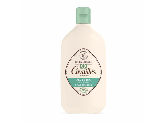 Gel Bain et Douche Aloe Vera Bio 400ml Peaux sensibles Rogé Cavaillès