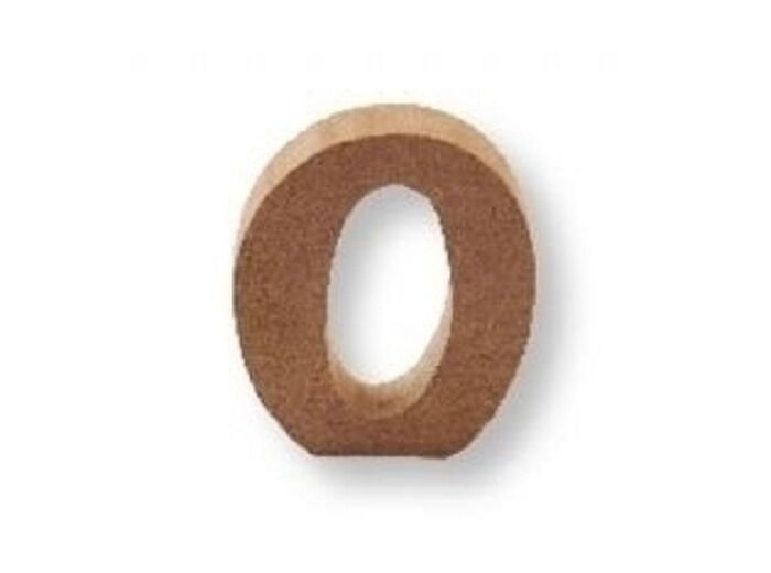 Chiffre "0" Mdf - 4,5 cm