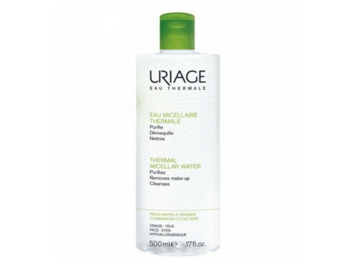 Eau Micellaire Thermale 500ml Hygiène visage Peaux Mixtes A Grasses Uriage