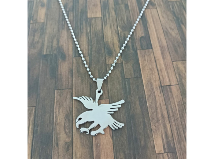 Pendentif homme aigle acier inox