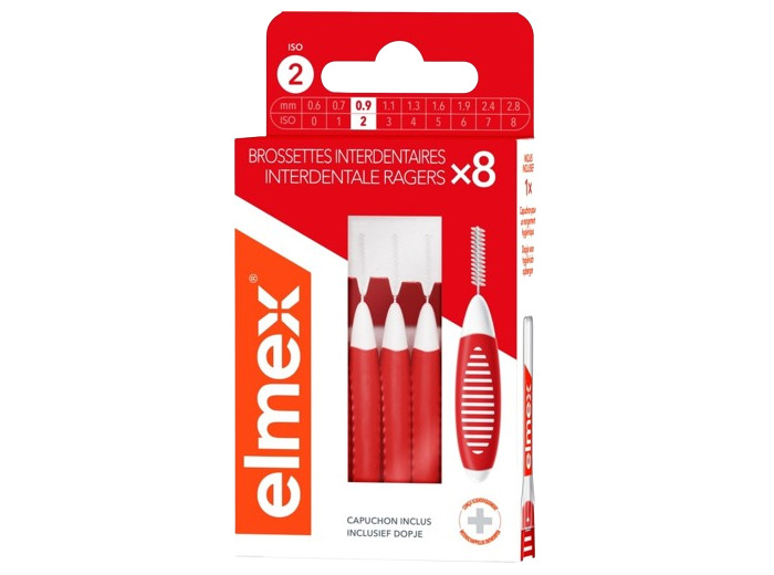 ELMEX BROSSETTE 0,9MM 8