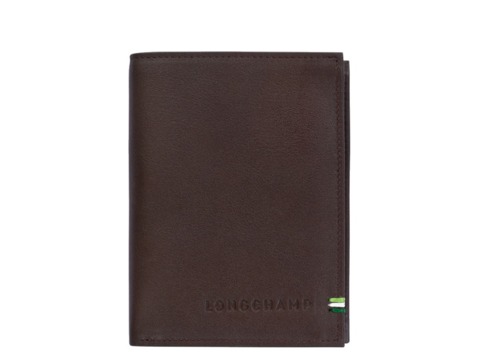 Longchamp Sur Seine Portefeuille vertical Moka