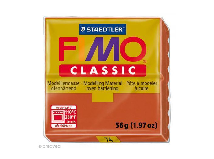 Pâte à modeler "Fimo Classic" - Terre cuite