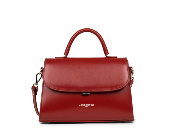 Lancaster Suave Even Sac à Main Cuir 433-17 Carmin