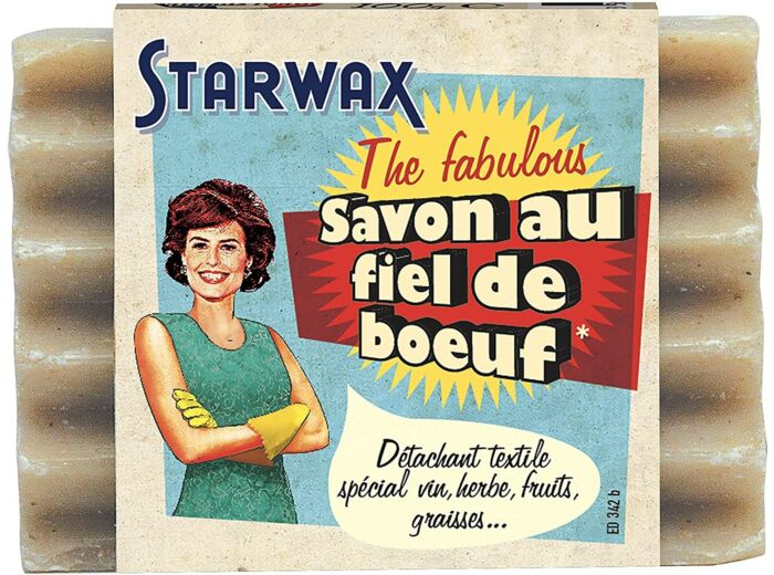 STARWAX FABULOUS Savon au Fiel de Boeuf - 100g - Idéal pour Éliminer Toutes les Taches Tenaces