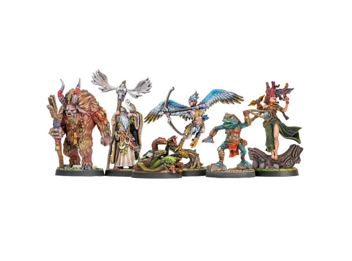 DUNGEONS & LASERS - FIGURINES - FANTASY MINIATURES SET