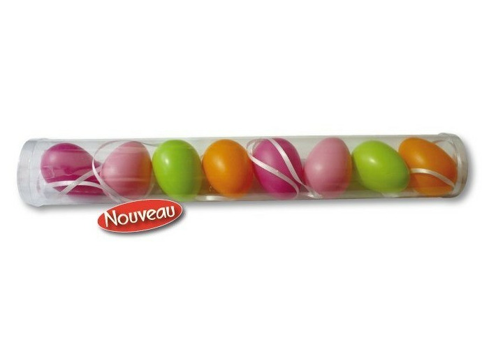 Oeufs en plastique - Couleurs assorties