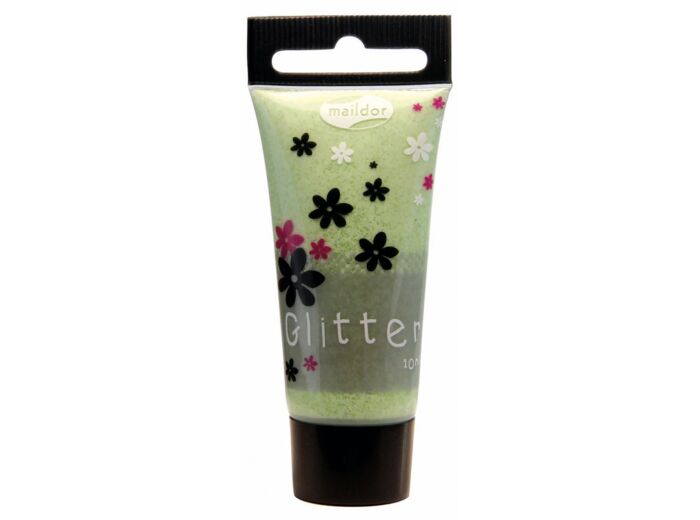 Glitter mini-tube - Vert clair