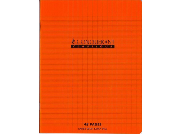 Cahier 21x29.7 - 96 pages - Séyès - Polypro orange