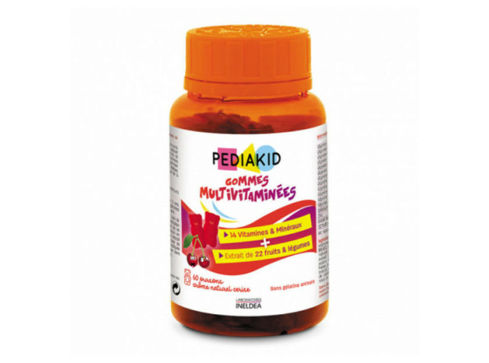 Gommes Multivitamines Gout Cerise X60 Pediakid
