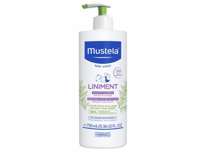 Liniment A L'huile D'olive Extra Vierge Des La Naissance 750ml Mustela