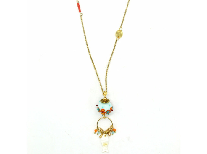 Collier Aqua Coral