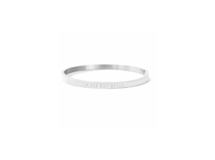Bracelet à personnaliser gravé "La vie est belle"