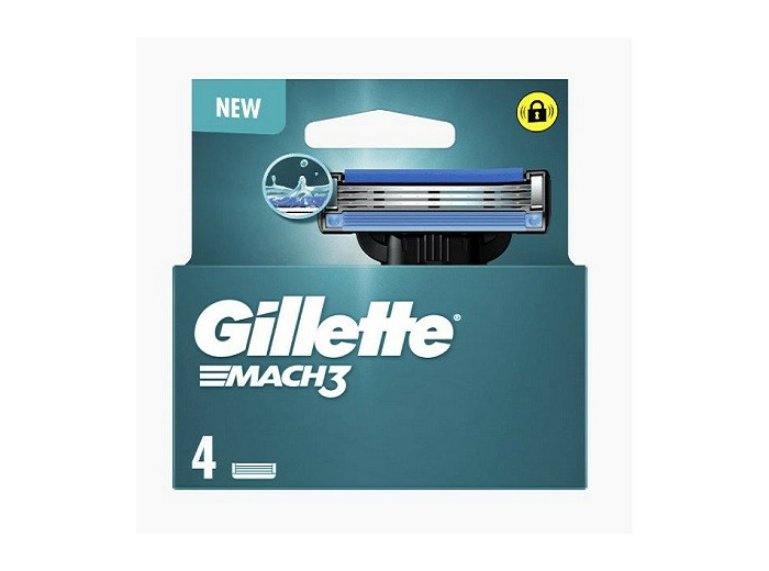 GILLETTE LAMES MACH3 X4