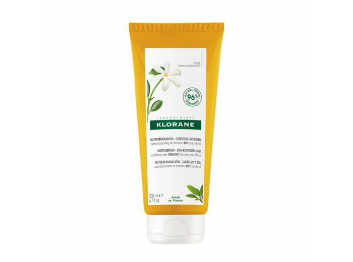 Baume Après-shampoing au Tamanu BIO et Monoï Cheveux exposés au soleil Klorane