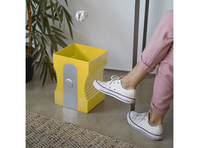 Corbeille à papier - Jaune