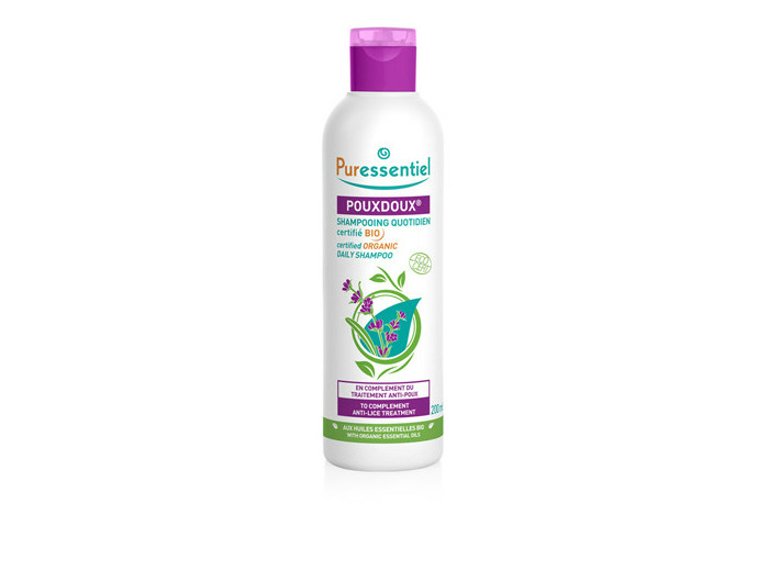 Shampooing Quotidien Pouxdoux Bio 200ml Anti-Poux Puressentiel