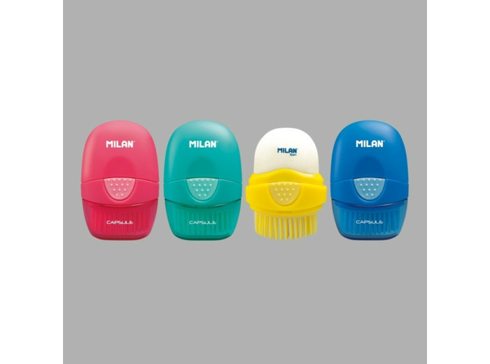 Gomme et brosse "Capsule"