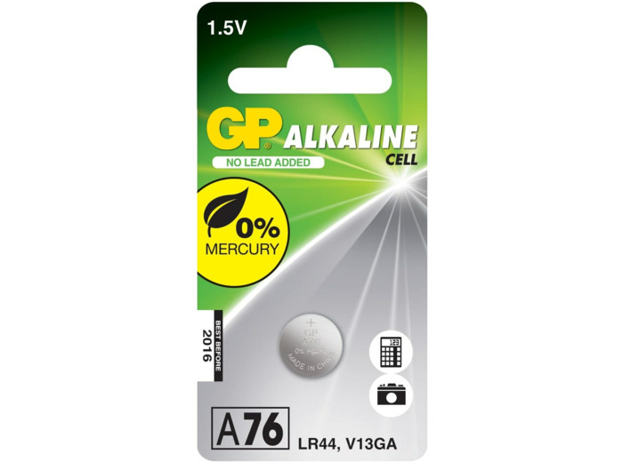 GP Bouton alcalin compatible LR44/V13GA 1,5V