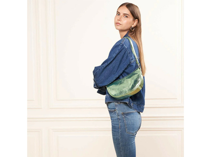 Lancaster Fashion Firenze Sac Demi Lune 480-042 Vert Iris