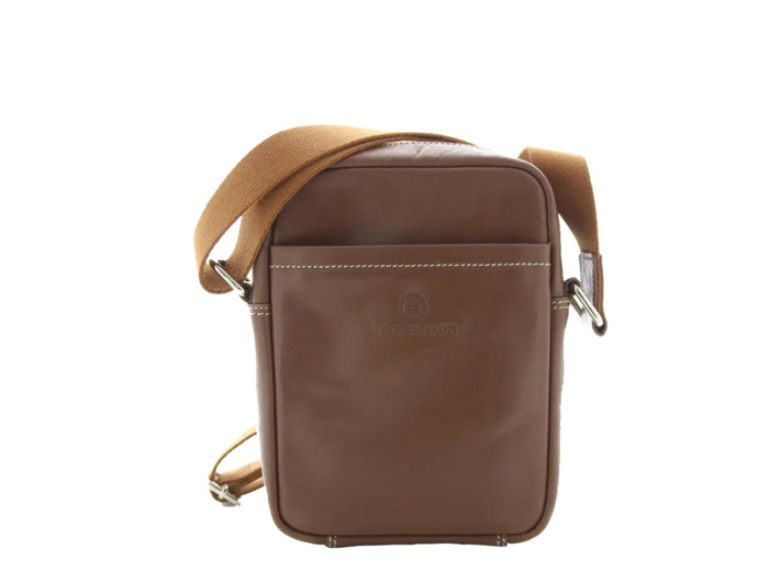 Serge Blanco Marfa Pochette Bandoulière MAR13010 Cognac
