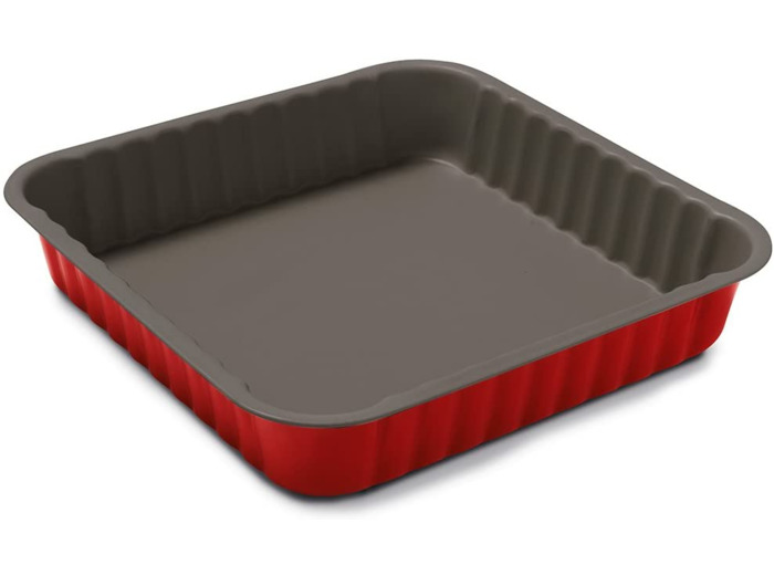 Guardini ROSSANA Plat à four 24x24 Acier antiadhésif Rouge 24x24 cm