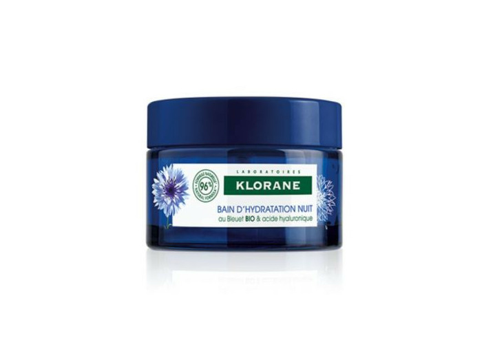 Bain D'hydratation Nuit 50ml Bleuet Bio et acide hyaluronique Klorane