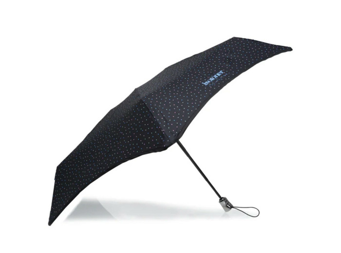 Isotoner Alpha X-Tra Parapluie Pliant Mini Pois