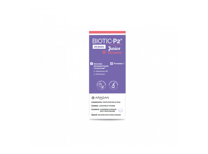 ARAGAN BIOTIC P2 JUNIOR DEFENSES 20 CPR