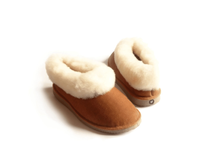 Chaussons en peau de mouton