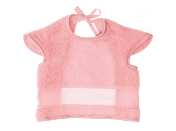 Bavoir couvrant rose - Rico