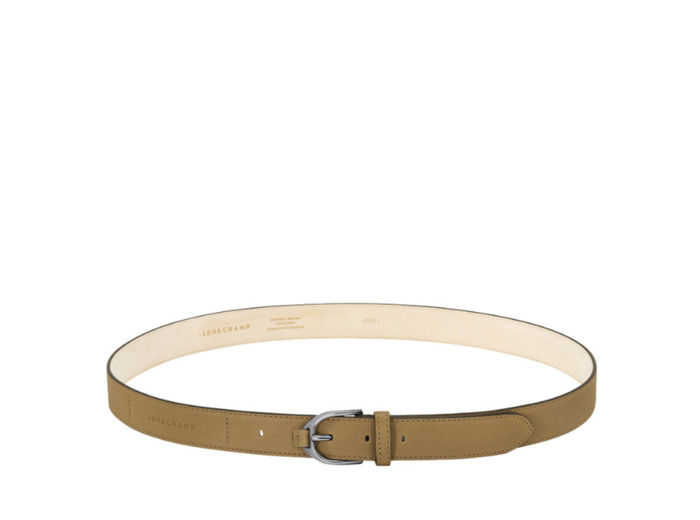 Longchamp 3D Ceinture Cuir Ajustable Mixte Tabac