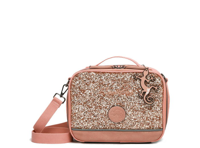 Caméléon Vintage Fantasy Sac Isotherme A Gouter Glossy Pink