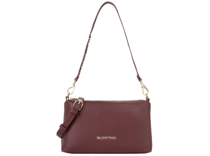 Valentino Barn Sac Porté Travers Avec Logo Bordeaux
