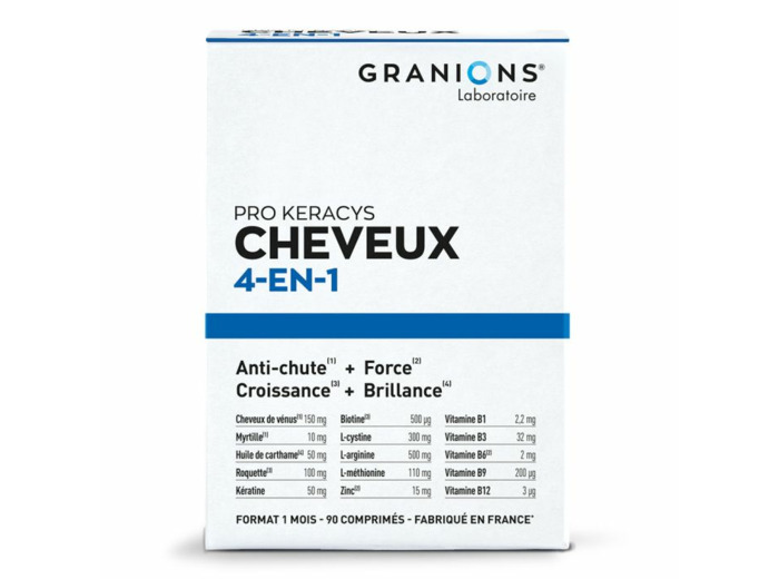 Pro Keracys Cheveux 4en1 90 comprimés Granions