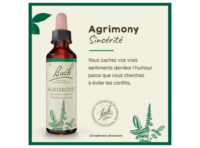FLEUR BACH AGRIMONY GTT FL20ML