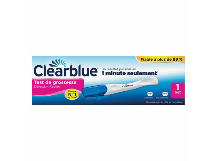 Test De Grossesse 1 Test Détection rapide Clear Blue
